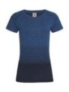 Sports et Loisirs bio Stedman Seamless Raglan Flow Women Blue Transition