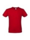 Tee-shirts bio B&C #E150 T-Shirt Red