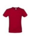 Tee-shirts bio B&C #E150 T-Shirt Deep Red