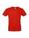 Tee-shirts bio B&C #E150 T-Shirt Fire Red