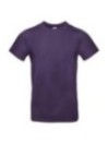Tee-shirts bio B&C #E190 T-Shirt Radiant Purple
