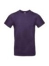 Tee-shirts bio B&C #E190 T-Shirt Urban Purple