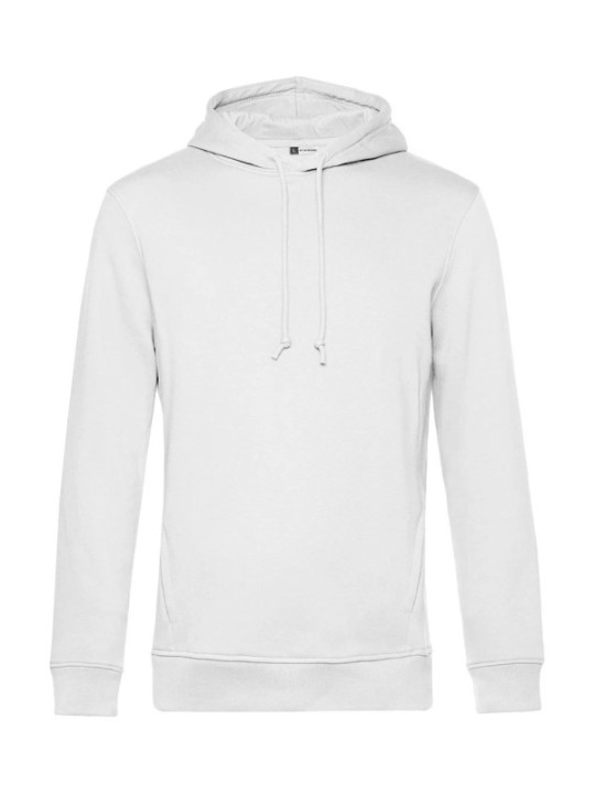 Pulls à capuche et Pantalons de jogging bio B&C Organic Inspire Hooded_° White