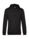Pulls à capuche et Pantalons de jogging bio B&C Organic Inspire Hooded_° Black Pure