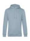 Pulls à capuche et Pantalons de jogging bio B&C Organic Inspire Hooded_° Blue Fog