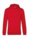 Pulls à capuche et Pantalons de jogging bio B&C Organic Inspire Hooded_° Red