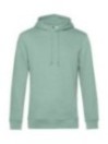 Pulls à capuche et Pantalons de jogging bio B&C Organic Inspire Hooded_° Sage