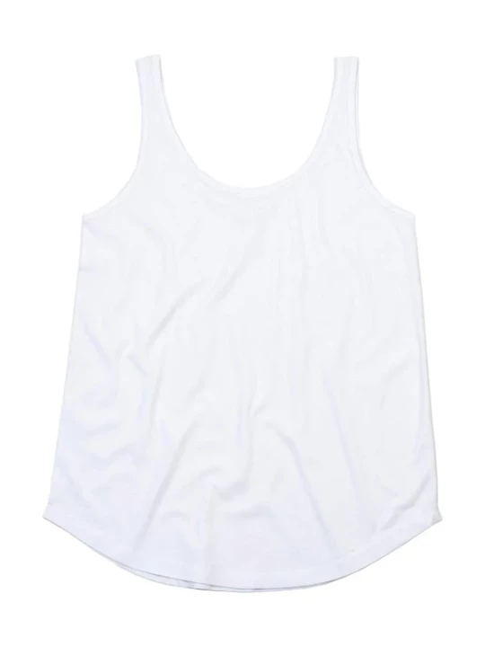 Tee-shirts bio Mantis Women's Loose Fit Vest White